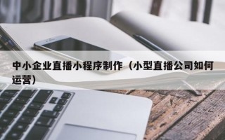 郓城中小企业直播小程序制作（小型直播公司如何运营）